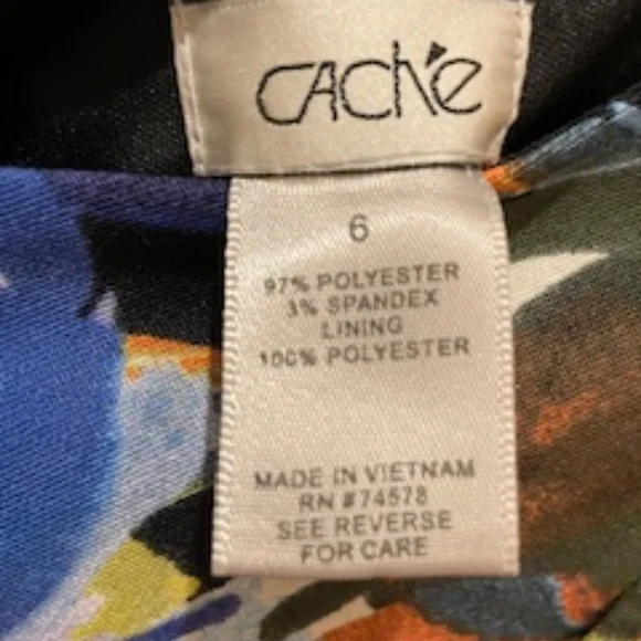 Cache Dress - Blue Floral - Size 6 - Picture 3 of 7